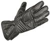 Nerve Dark Leather Handschuhe, Schwarz, XS