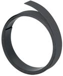 FRANKEN Magnetband, 100 cm x 10 mm, beschriftbar, zuschneidbar, schwarz, M802 10