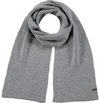Barts Herren Wilbert Scarf Schal, Grau (HEATHER GREY 0002), One size