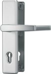 ABUS T&uuml;r-Schutzbeschlag HLS214 F1, mit beidseitigem Dr&uuml;cker, aluminium 21035