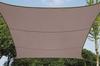 Perel Sonnensegel, wasserabweisend, 5 x 5 m, 160 g/m², Polyester, Quadrat,...