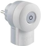 LEGRAND, Schutzkontakt-Stecker mit beleuchtetem LED-Schalter EIN/AUS,
