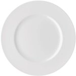Rosenthal 61040-800001-10023 Jade Fr&uuml;hst&uuml;cksteller, Fahne 23 cm, Wei&szlig;