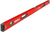 Sola 1219401 Wasserwaage Aluminium BIG RED3, 120cm mit 2 Handgriffen, Rot, 1200 mm