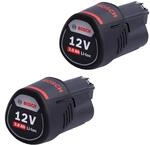 Bosch Professional 12V System Akku-Set 2x GBA 12V 3.0Ah Akku (im Karton)