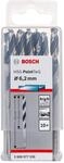 Bosch Professional 10 St&uuml;ck HSS Spiralbohrer PointTeQ (f&uuml;r Metall, 6,2 x 63 x...