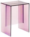 Kartell Max-Beam Hocker/Beistelltisch, Plastik, rosa, 27 x 33 x 47 cm