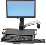 ERGOTRON StyleView Sit-Stand Combo Arm | Arbeitsstation f&uuml;r Monitor, Tastatur,...