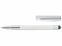 ONLINE 31122/3D - Metall-Kugelschreiber Stylus Pen White, mit Großraummine,