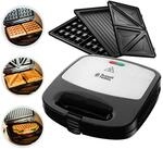 Russell Hobbs Multifunktionsger&auml;t 3-in-1 [Sandwichmaker, Waffeleisen,...