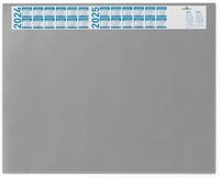 Durable Schreibunterlage mit Jahreskalender, transparent, grau, 720410 