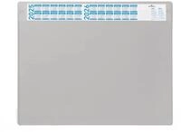 Durable Schreibunterlage (mit austauschbarer Abdeckung, 650 x 520 mm) 1 St&uuml;ck, grau,