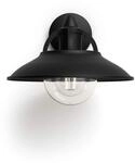 PHILIPS Cormorant Au&szlig;en-Wandleuchte, Outdoor-Lampe, Aluminium, Schwarz | IP44