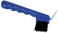 Kerbl Hufauskratzer mit B&uuml;rste blau