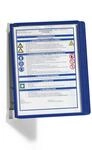 Durable Vario Wall 5 Wand-Sichttafelsystem, A4, 5 St&uuml;ck, Blau, 555107