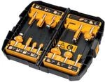 DEWALT 12-tlg. Hartmetall Fr&auml;ser-Set (mit Anti Kickback Design, Premium