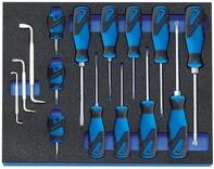 GEDORE Schraubendreher-Satz in Check-Tool-Modul, 15-tlg, 1 St&uuml;ck, 2005 CT2-2160