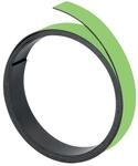 FRANKEN Magnetband, 100 cm x 15 mm, beschriftbar, zuschneidbar, hellgr&uuml;n, M803...