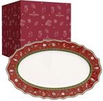 Villeroy & Boch - Toy's Delight Servierplatte Mittelgro&szlig; Rot und Wei&szlig;,