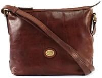 The Bridge Umh&auml;ngetasche Frauen Handtasche Messenger cm 27 (Braun) 04222101-14