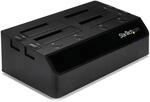 StarTech.com USB 3.0 4 Bay 2,5 Zoll / 3,5 Zoll SATA III Festplatten Dockingstation