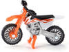 siku 1391, KTM SX-F 450 Motorrad, Metall/Kunststoff, Orange/Weiß, Einklappbarer