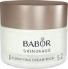 BABOR SKINOVAGE Purifying Cream rich, Reichhaltige Gesichtscreme für unreine...