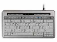 BakkerElkhuizen S-Board 840 Compact Tastatur, deutsches Layout QWERTZ,...
