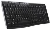 Logitech K270 Kabellose Tastatur f&uuml;r Windows, US QWERTY-Layout - Schwarz 920-003738