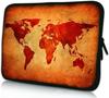 Pedea Design Tablet PC Tasche 10,1 Zoll (25,6 cm) neopren, brown global map
