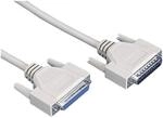 DIGITUS Parallel-Kabel &ndash; 2 m &ndash; D-Sub 25 zu D-Sub 25 &ndash; 1 zu 1 Belegung 