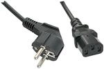 LINDY 30337 IEC IEC-Netzkabel 5m Schuko-Winkelst. IEC320C13