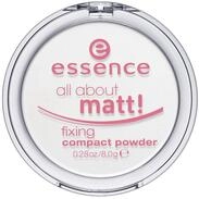 essence all about matt! fixing compact powder, Weiss, langanhaltend, mattierend,
