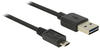 Delock Kabel Easy-USB 2.0 Typ-A Stecker > Easy-USB 2.0 Typ Micro-B Stecker...