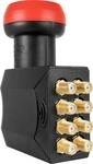 Megasat Diavolo Octo LNB &ndash; f&uuml;r 8 Teilnehmer, Universal &ndash; Schwarz/Rot 