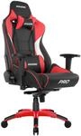 AKRacing Chair Master PRO Gaming Stuhl, PU-Kunstleder, Schwarz/Rot, 5 Jahre