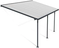 Palram Canopia Feria Terrassen&uuml;berdachung, Grau, 546 x 295 x 305 cm