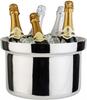 APS 36077 Champagnerkühler, Flaschenkühler, doppelwandig, Edelstahl, außen