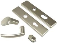 ABUS T&uuml;r-Schutzbeschlag KLZS714 F2, neusilber, 08428