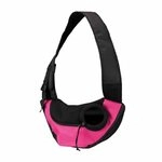 Trixie 28956 Fronttasche Sling, 50 &times; 25 &times; 18 cm, pink/schwarz