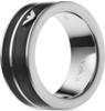 Emporio Armani Herren Ring EGS2032040, Silber/Schwarz, 64 DE