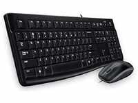 Logitech MK120 Kabelgebundenes Tastatur-Maus-Set, Optische Maus, USB-Anschluss,