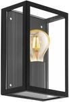 EGLO Au&szlig;en-Wandlampe Alamonte 1, Au&szlig;enleuchte Vintage, Schwarz | Wandleuchte...