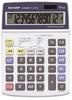 Sharp EL-2125C Tischrechner (12 Stellen, Steuerberechnungsfunktion) weiß
