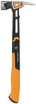 Fiskars Zimmermannshammer IsoCore XXL zum Einschlagen der N&auml;gel, L&auml;nge: 41 cm,