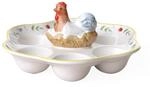 Villeroy & Boch &ndash; Spring Awakening Eierteller Hahn Und Henne 20 Cm Wei&szlig;/Bunt,