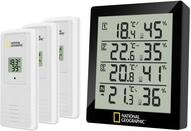 National Geographic Wetterstation mit 4 Messpunkten, Schwarz