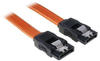 BitFenix SATA III Kabel (30 cm, Sleeved) orange/schwarz
