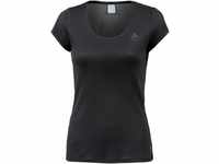 Odlo Damen ACTIVE F-DRY LIGHT Baselayer T-Shirt mit Rundhals, Black, S