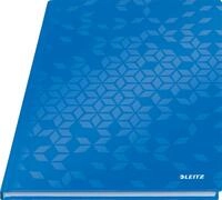 Leitz WOW Notizbuch A4 kariert, Hardcover, 160 Seiten, 80 Blatt FSC-zertifiziertes
